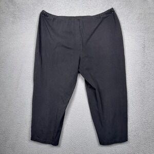 Eileen Fisher‎ Pants Womens 3X Black Stretch